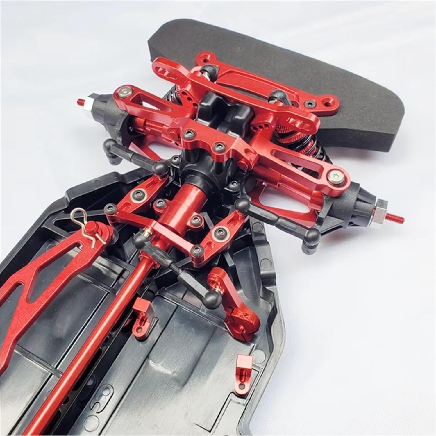 Compatible with TT02 4WD 1/10 RC for Touring On-Road Car Upgrade Parts Replacement Accessories Drift Frame Kit for Chassis Metal RC Car Part Accessories