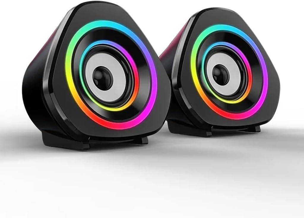 5.0 Soundbox 2.0 Loudspeaker with RGB Colorful Breathing LED Light Computer Speakers