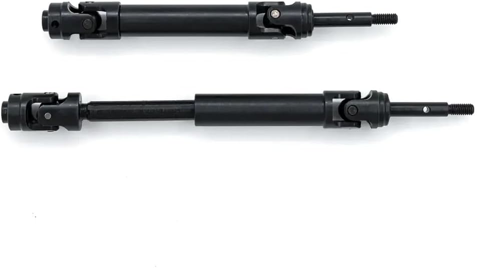 45# Harden Steel Drive Shafts Compatible with 4x4 6851 6852 1/10 Scale RC Car Includes Wheel Hex and M4 Nuts