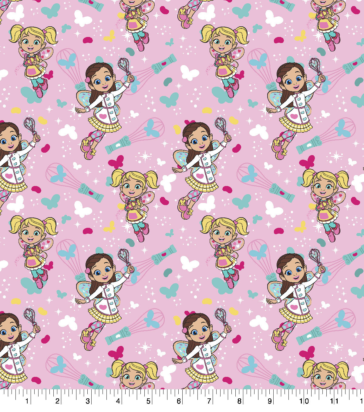 Butterbean Sparkle Magic Cotton Fabric