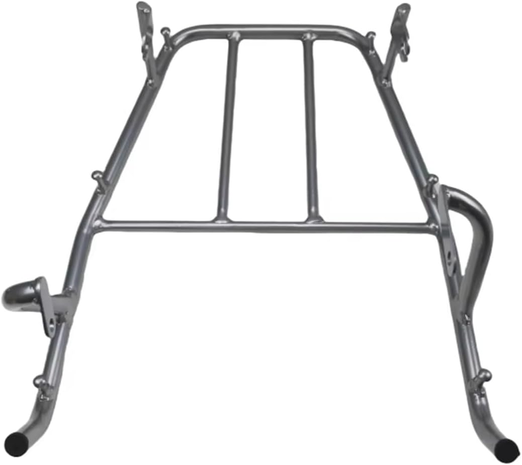 Ride On Pillion Carrier Holder Shelf Replacement Silver Rear Luggage Rack Back Bracket for TW200 1987-2008