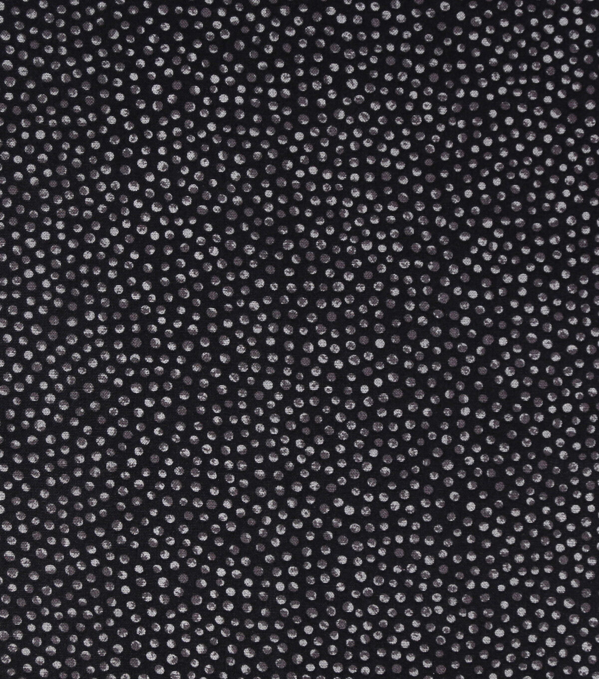 Black Painterly Two Tone Dot Cotton Fabric by Keepsake Calico