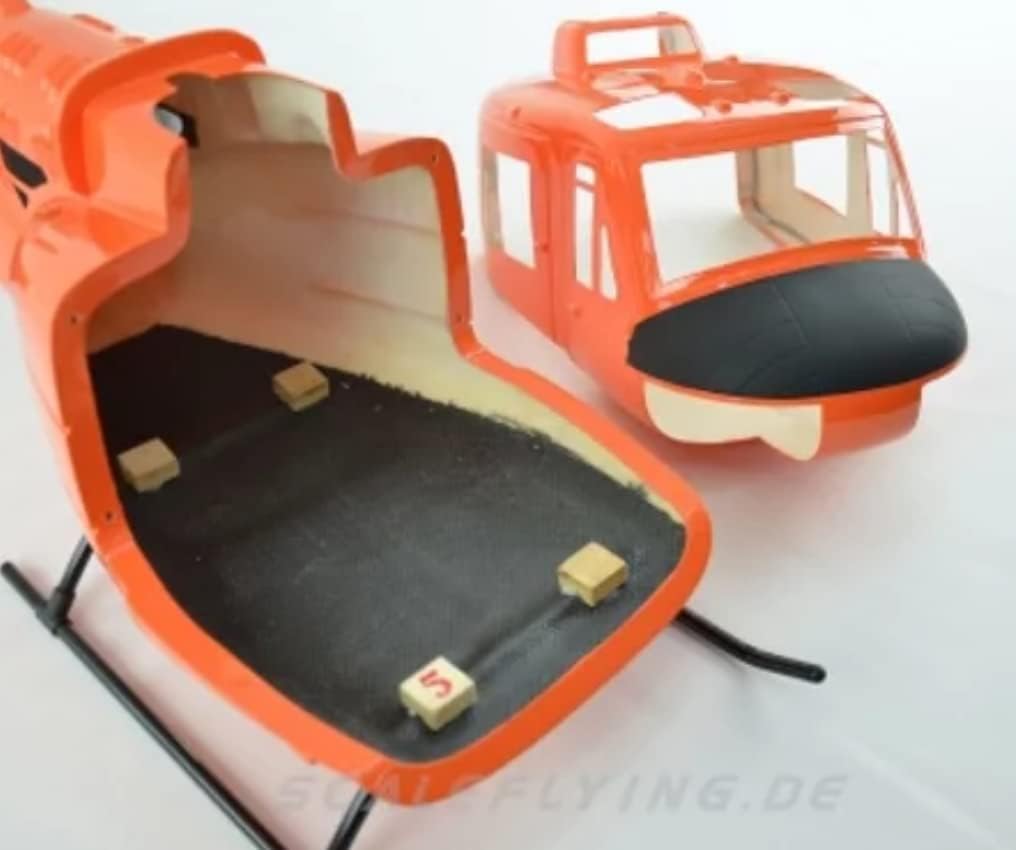 RC Helicopter UH-1B 450 Pre-Painted fuselage for size helicopters.Suitable almost all size(325mm rotor blade) helicopters, such as:ALIGN T-REX450X/XL/SE/SE V2 German Air Rescue KIT Versoin
