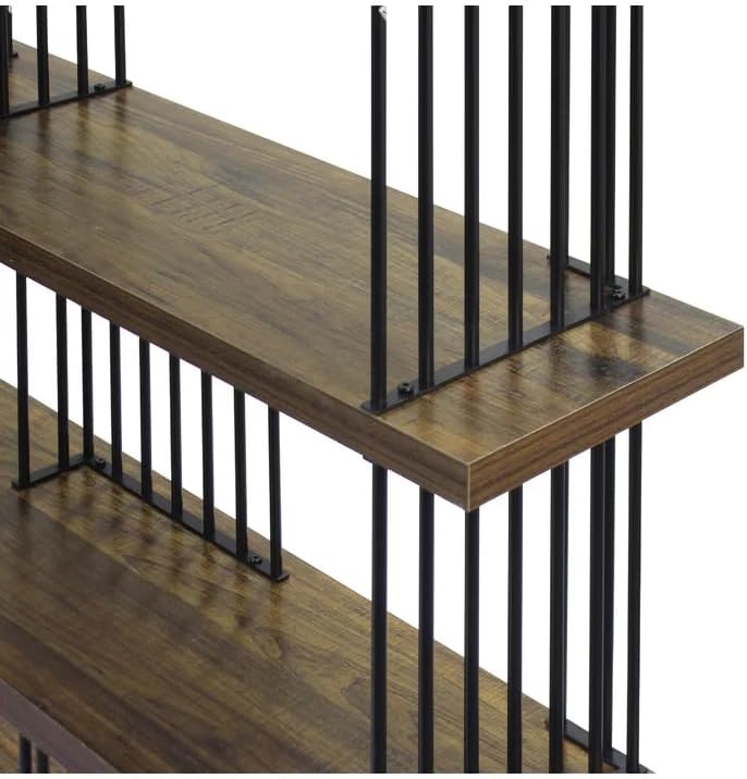 DAVEE Room Division Antique Walnut Bookcase up to 189