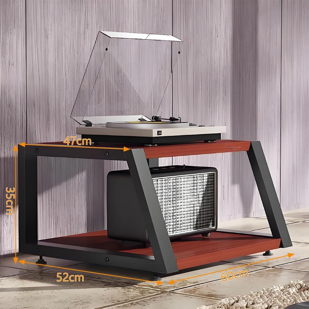 2/3/4 Tiers Av Media Stand Corner Shelf