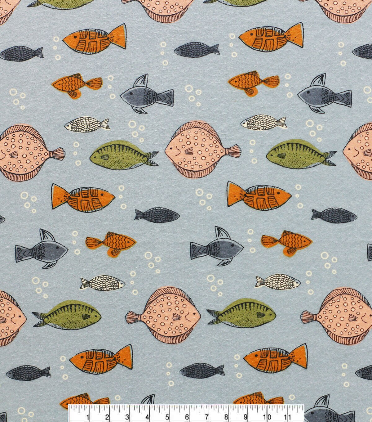 Super Snuggle POP! Colorful Fish Flannel Fabric