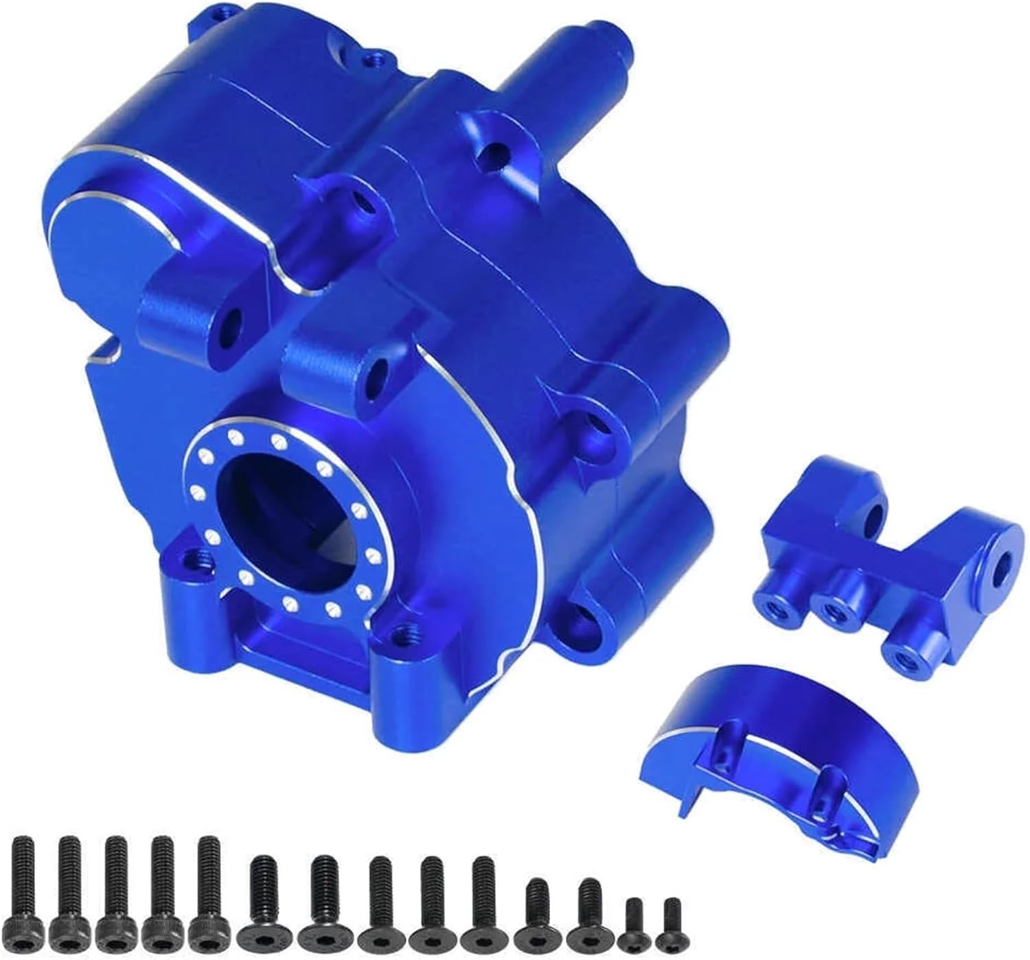 For Arrma For Kraton 8S For Outcast 1/5 Metal Center Gearbox Case Housing RC Car Upgrade Parts Accessories Models(Blue)