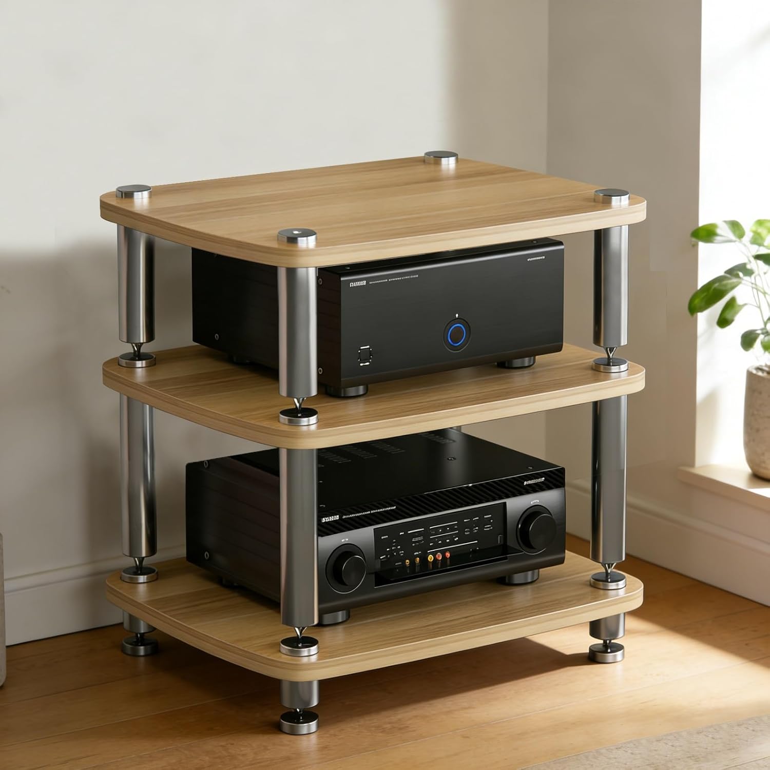 Four Shelf Audio Rack