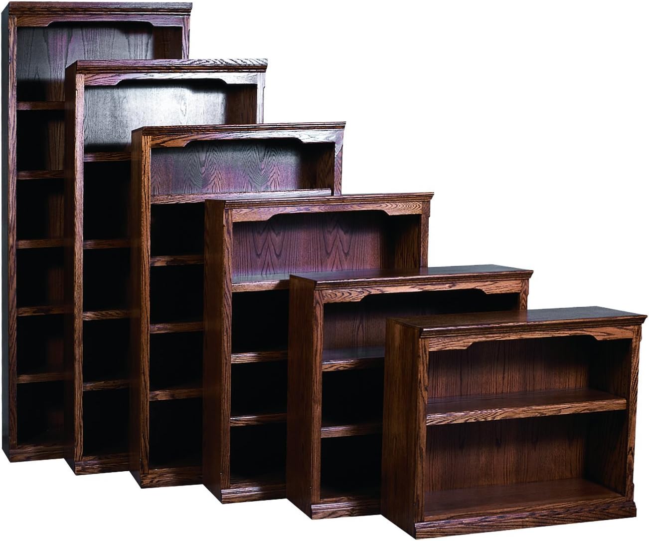 FOREST DESIGNS Traditional Bookcase: 36W X 30H X 13D (One Bookcase) 30h Golden Oak