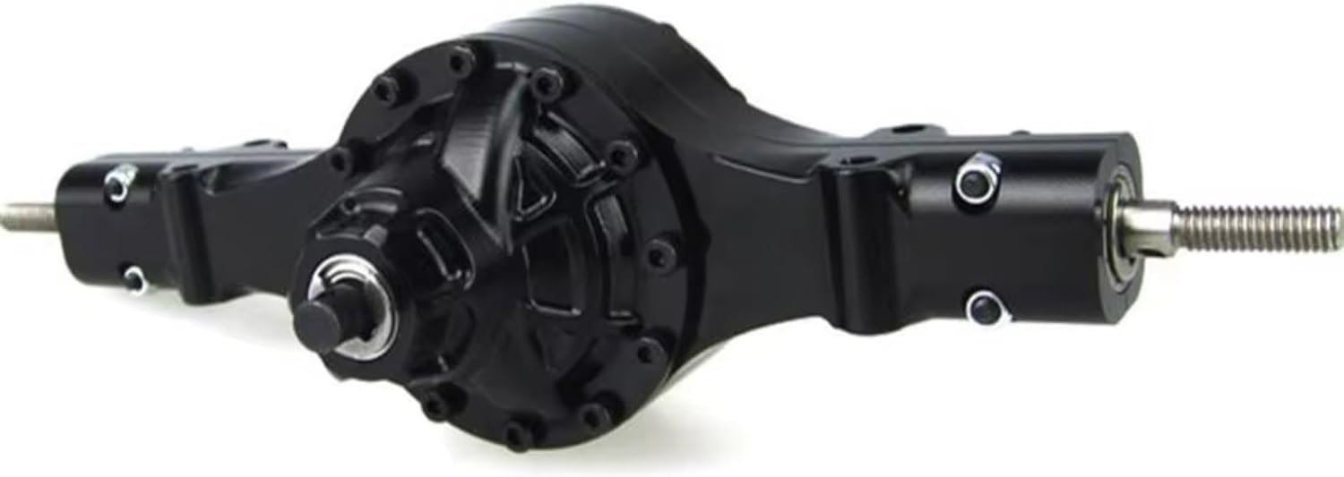 Rc Front Rear Axle for Tamiya 1/14 RC Car Truck Tractor Truck Axle Upgrade Or DIY Accessories Upgrade Q-9023 Differential Metal Rear Axle is Suitable