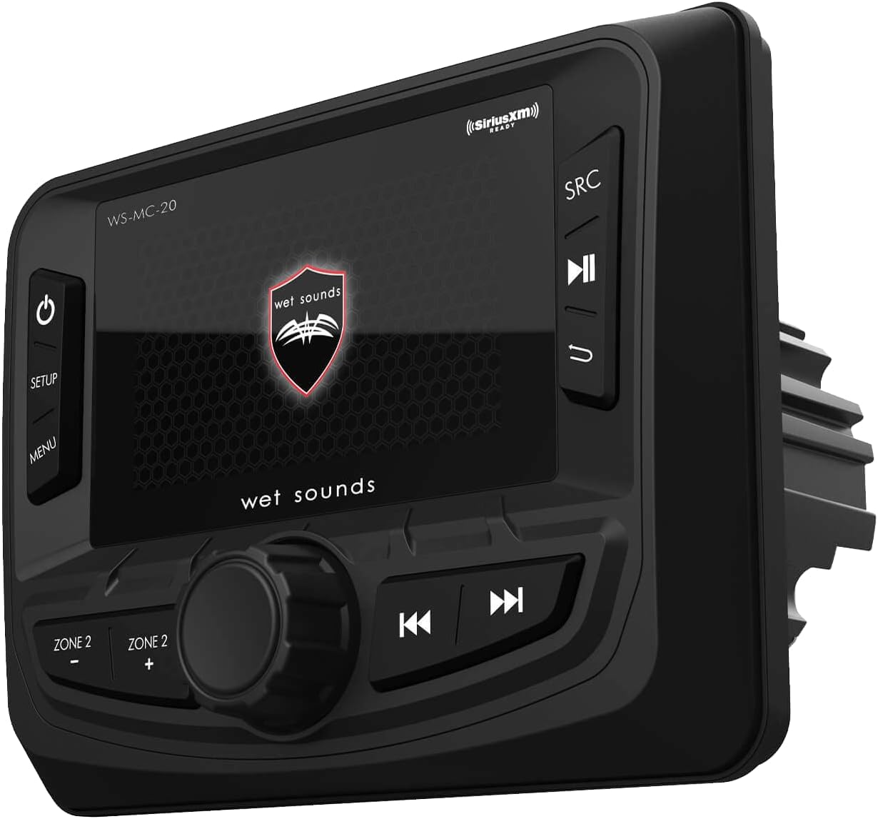Wet Sounds | WS-MC-20 | Compact 2-Zone Media Receiver Source Unit with SiriusXM-Ready