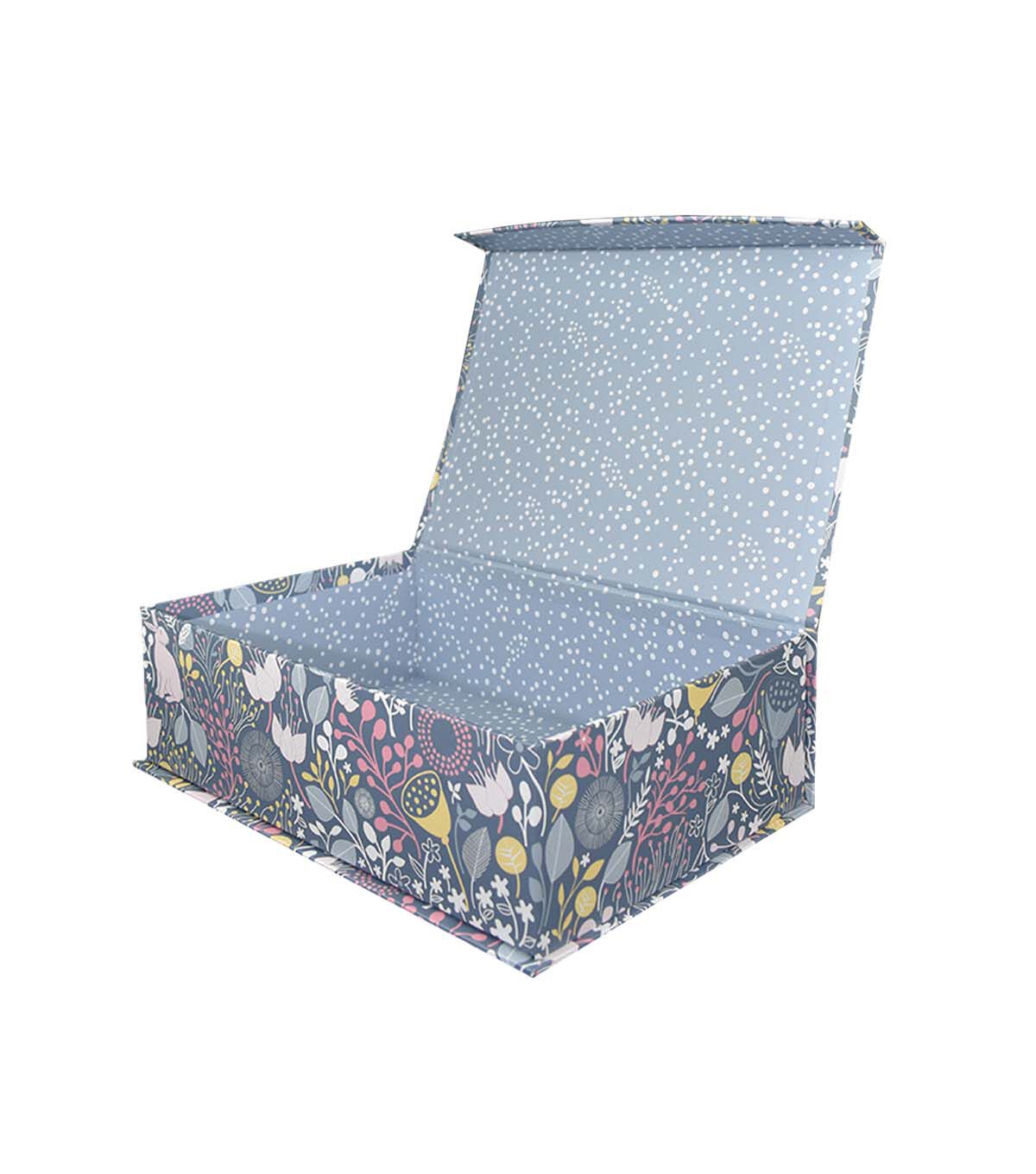 12 x 8 Blue Meadow Flip Top Box by Place & Time