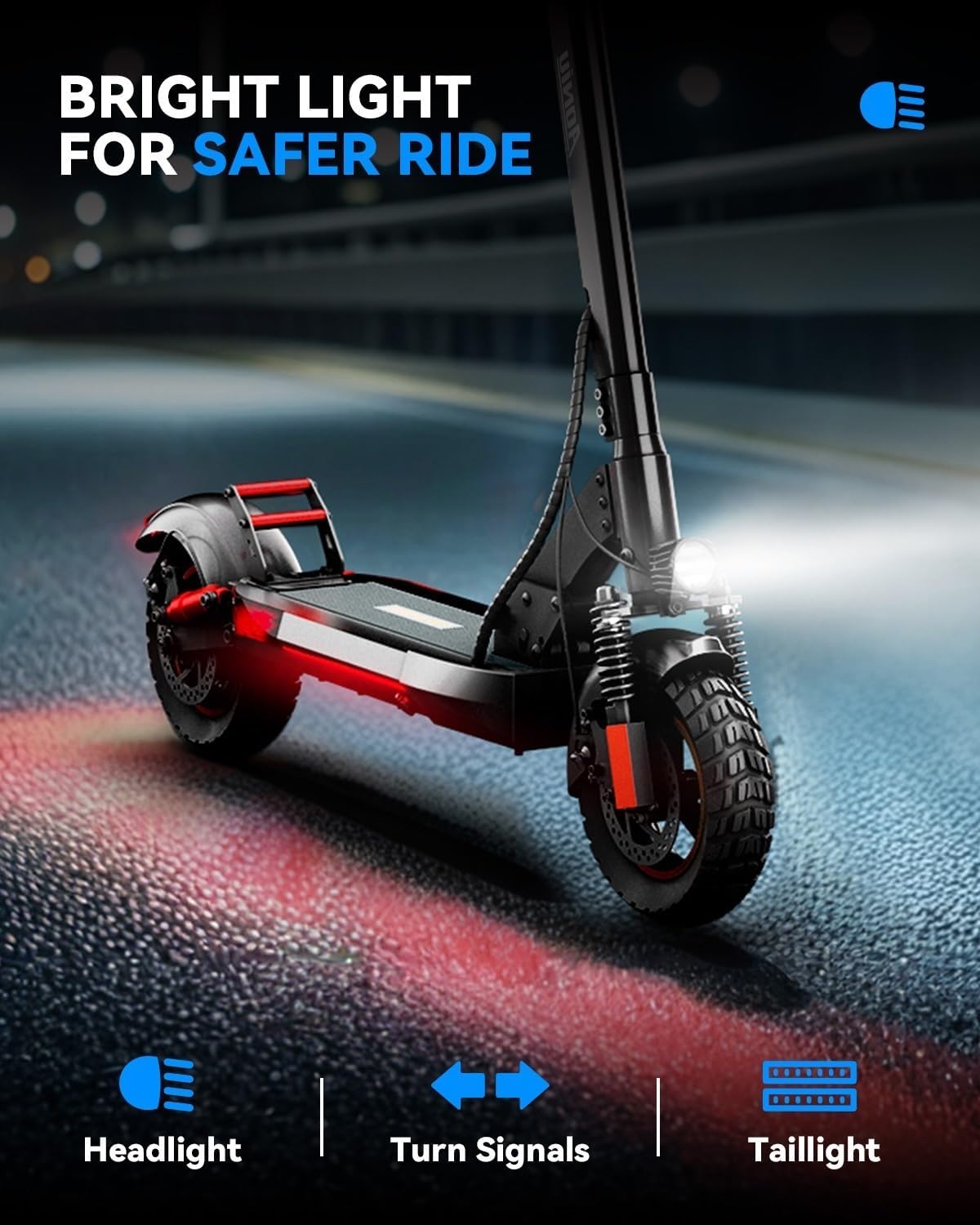 m4 Electric Scooter for Adults with seat 25-30 mph Fast Speed Heavy Duty 300+ lbs 10 inch Off Road Foldable e Scooter Mobility e Scooters for Girls Men Teens 31-37 Miles Long Range Bike