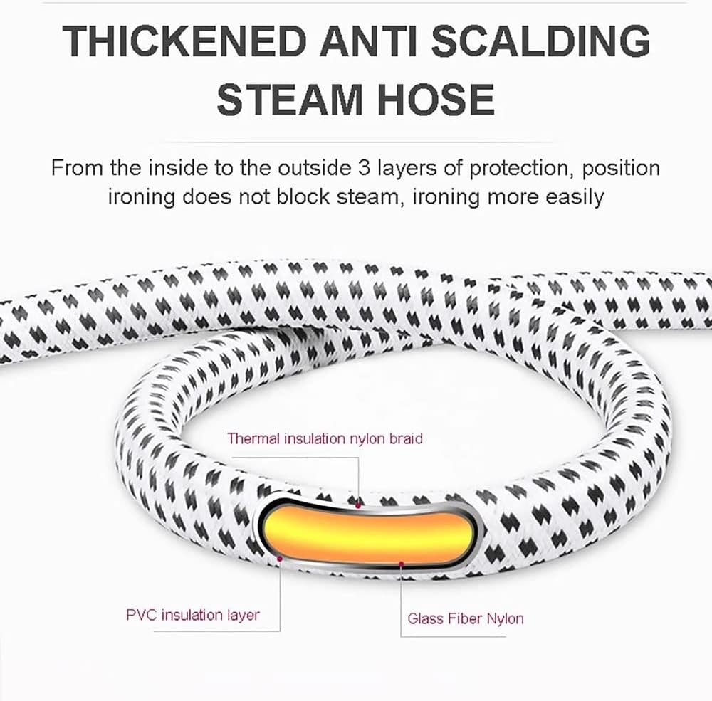 1800W Garment Steamer Household Handheld Ironing Machine 8 Gear Adjustable Vertical Flat Steam Iron Clothes Steamer