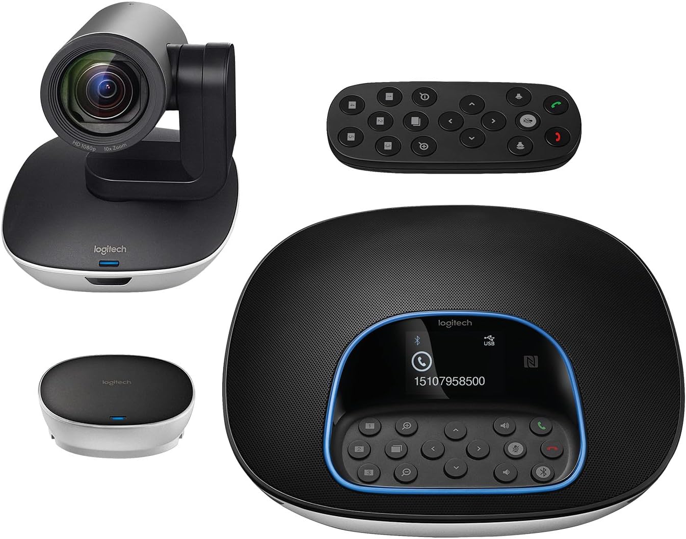 Logitech webcams GROUP video conferencing system, 1080p