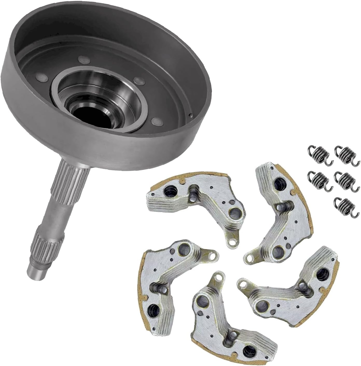 Replacement Part Centrifugal Wet Clutch Bell Shaft w/Pads for Arctic Cat 700 GT LTD XT 2012-2014