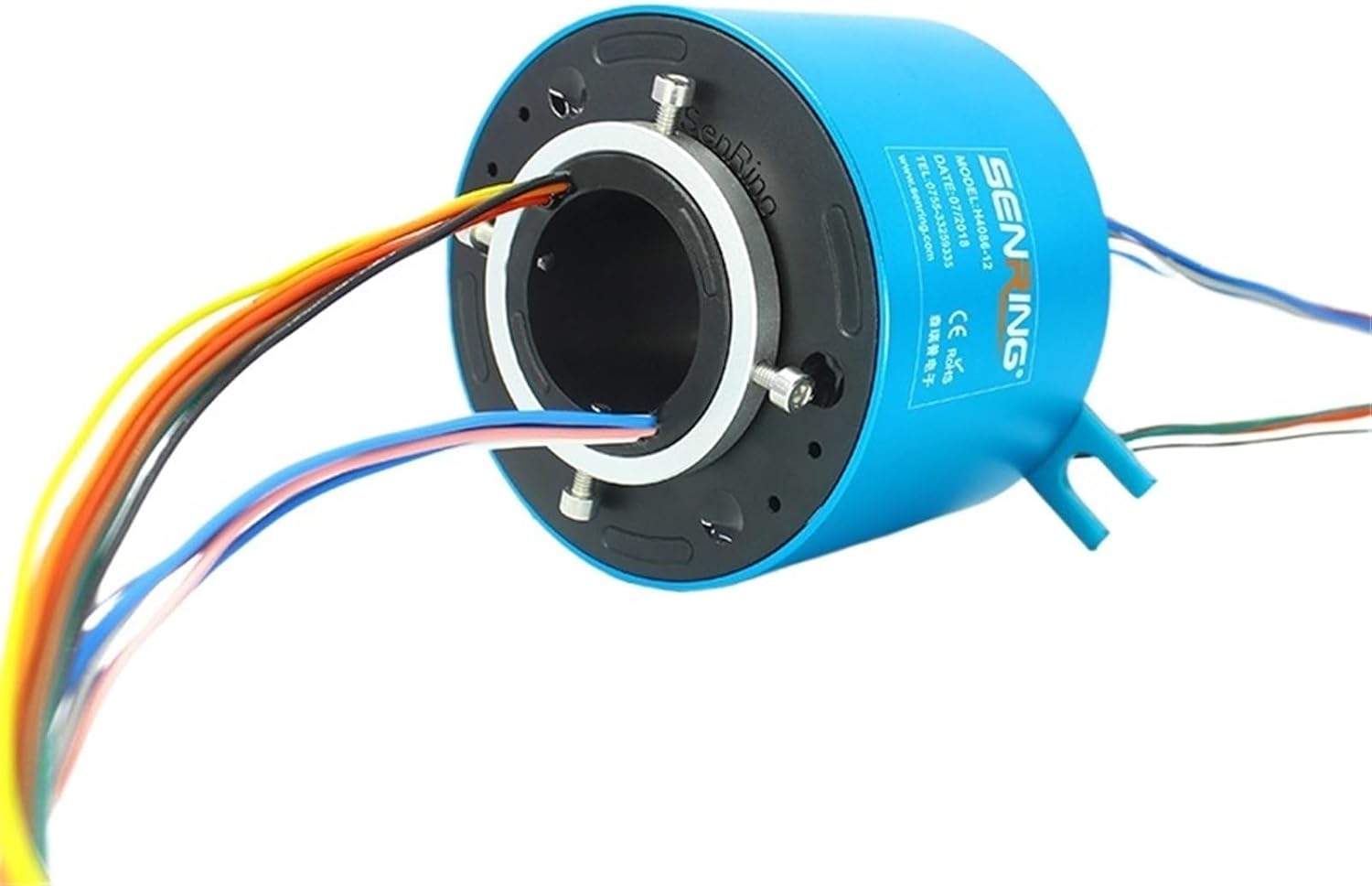 Conductive Through bore Slip Ring Diameter 60mm OD 130mm Current 10A for 6 Wires 12 Wires Stock Available(ID 60X130mm 12CH 10A)