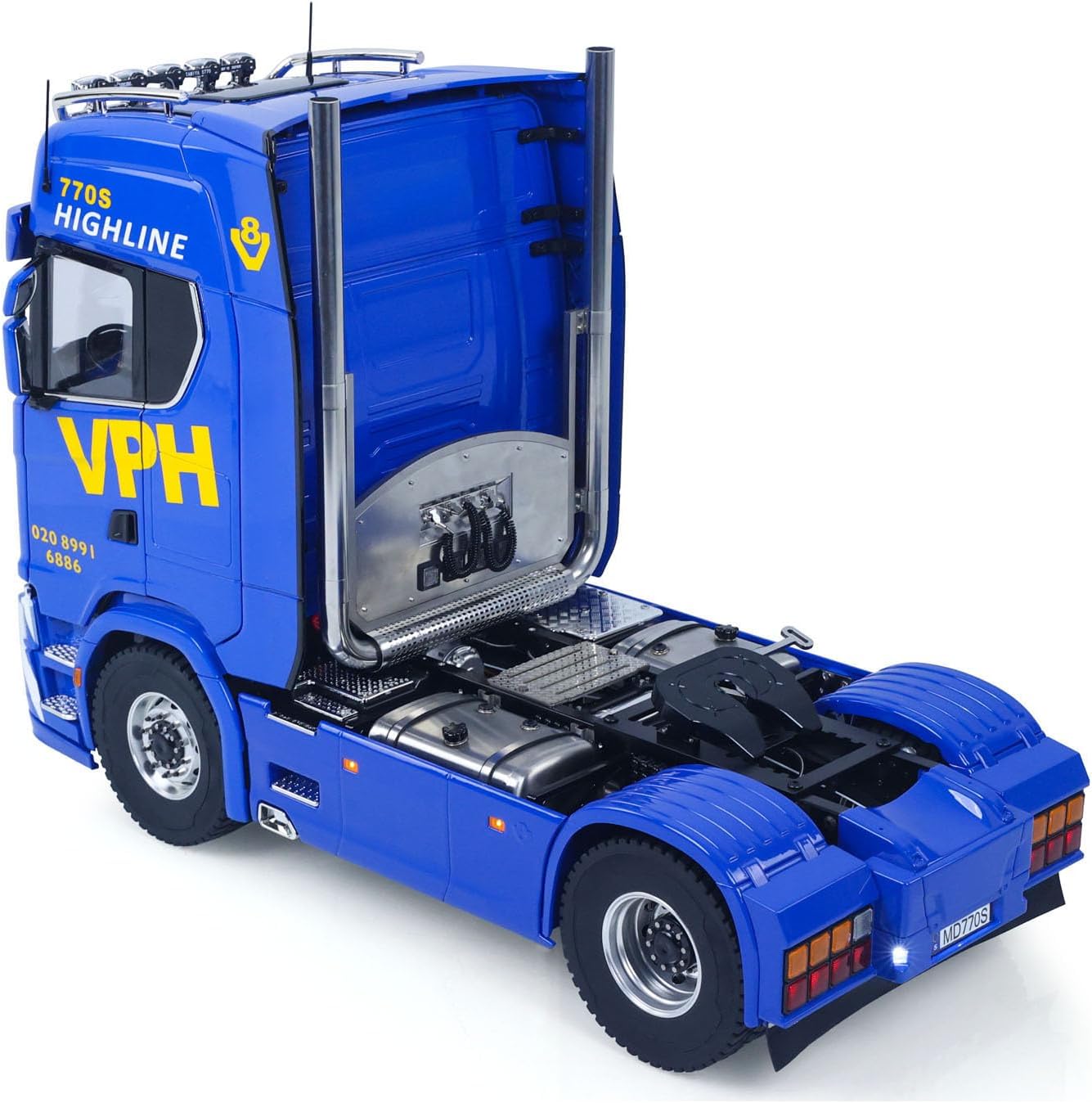 TOUCAN RC HOBBY 1/14 4 * 4 Metal 2Speed Transmission 770S RC Tractor Truck Remote Control Vehicle Differential Locks Brushed 80A ESC RTR for Ages 14+