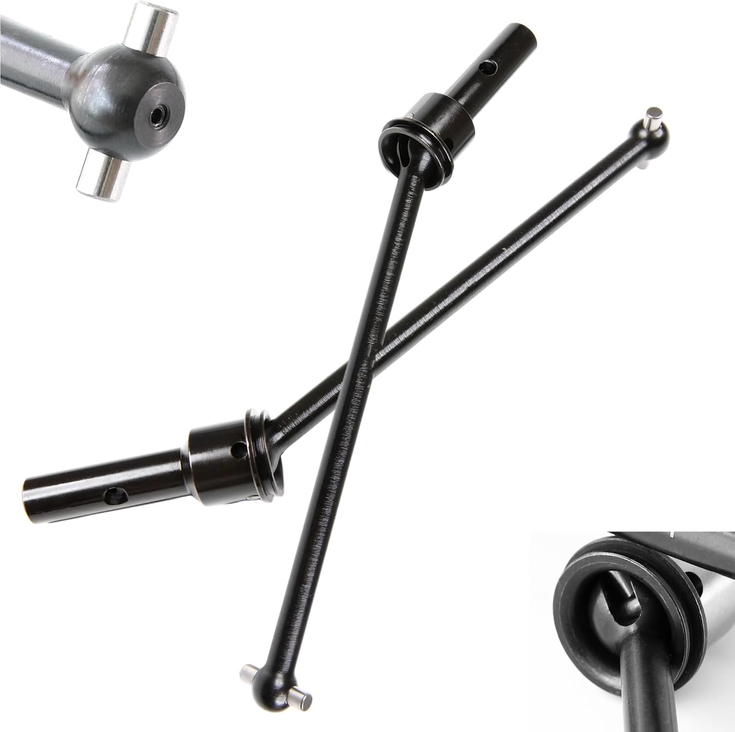 RC Car Drive Shafts for Losi 1/5 for 5IVE-T RC Car Universal Front Rear Joint Driveshaft Dogbone Part Replacement Drive Shaft Transmission Shaft RC Car Accessories