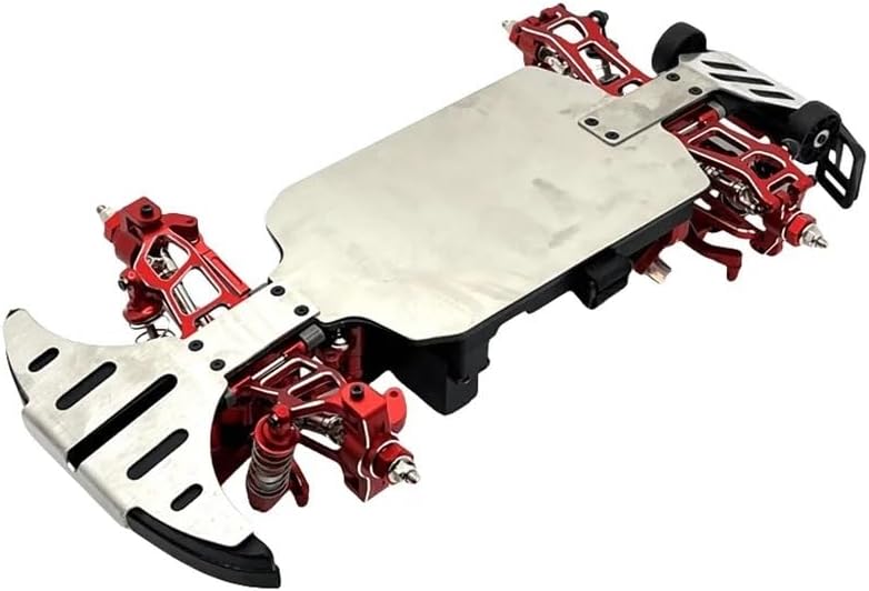 RC Crawlers Spare Parts for Mjx for Hyper Go 14211 Steering Cup Suspension Arm Shock Absorber Body Mount Set RC Car OP Metal Upgrade Parts(Black)