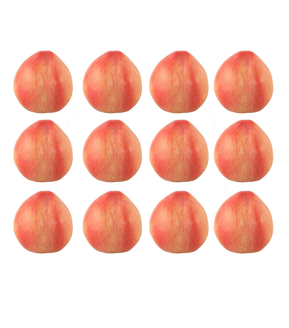 Flora Bunda 12ct Artificial Real Touch Peaches