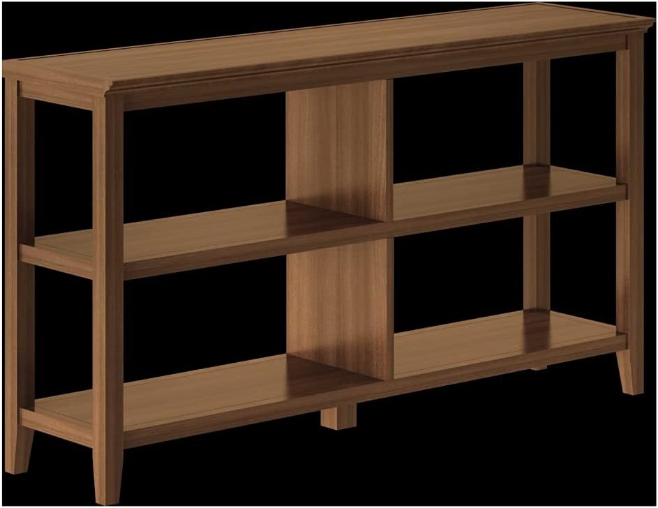 30 in. Bookcase with 2 Shelves in Walnut