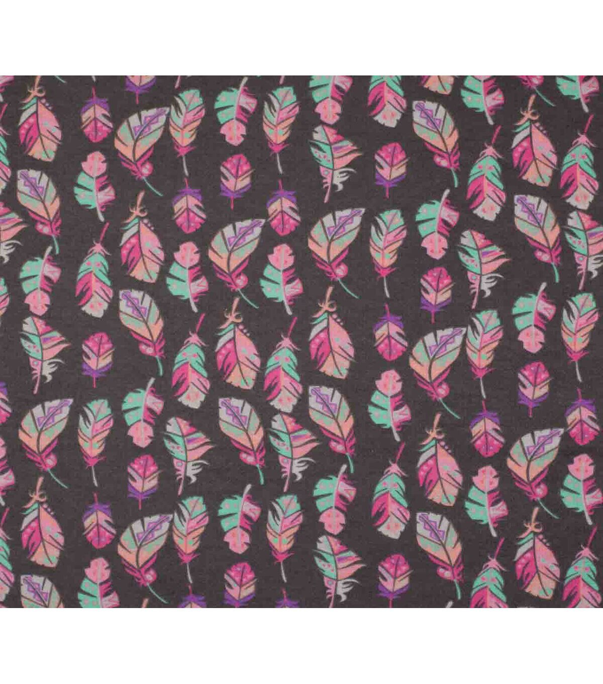 Aztec Feathers Super Snuggle Flannel Fabric
