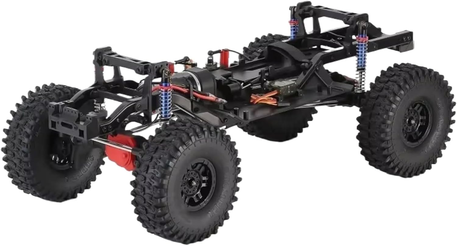 For TRX-4 1/10 AX-8508 313mm Wheelbase Crawler For Chassis Frame – With Differential Portal Axle High/Low Speed RC Crawler Car RC Crawler Frame(With Tires)