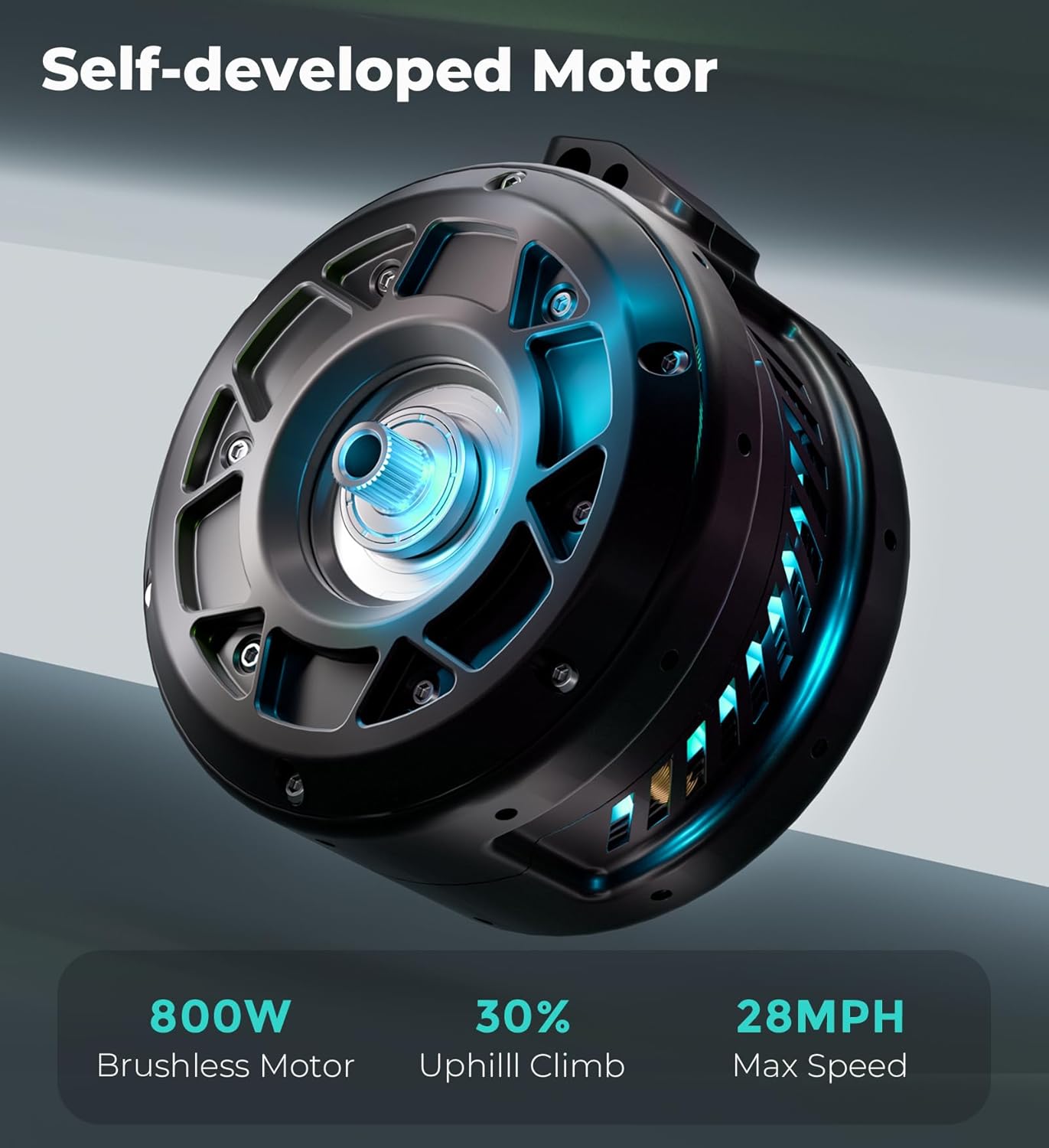 Adult Electric Scooter, 350W/800W/1000W/1200W Motor, 18MPH/28MPH Top Speed E-Scooter up to 21/28/37 Miles Range, 8.5” /10