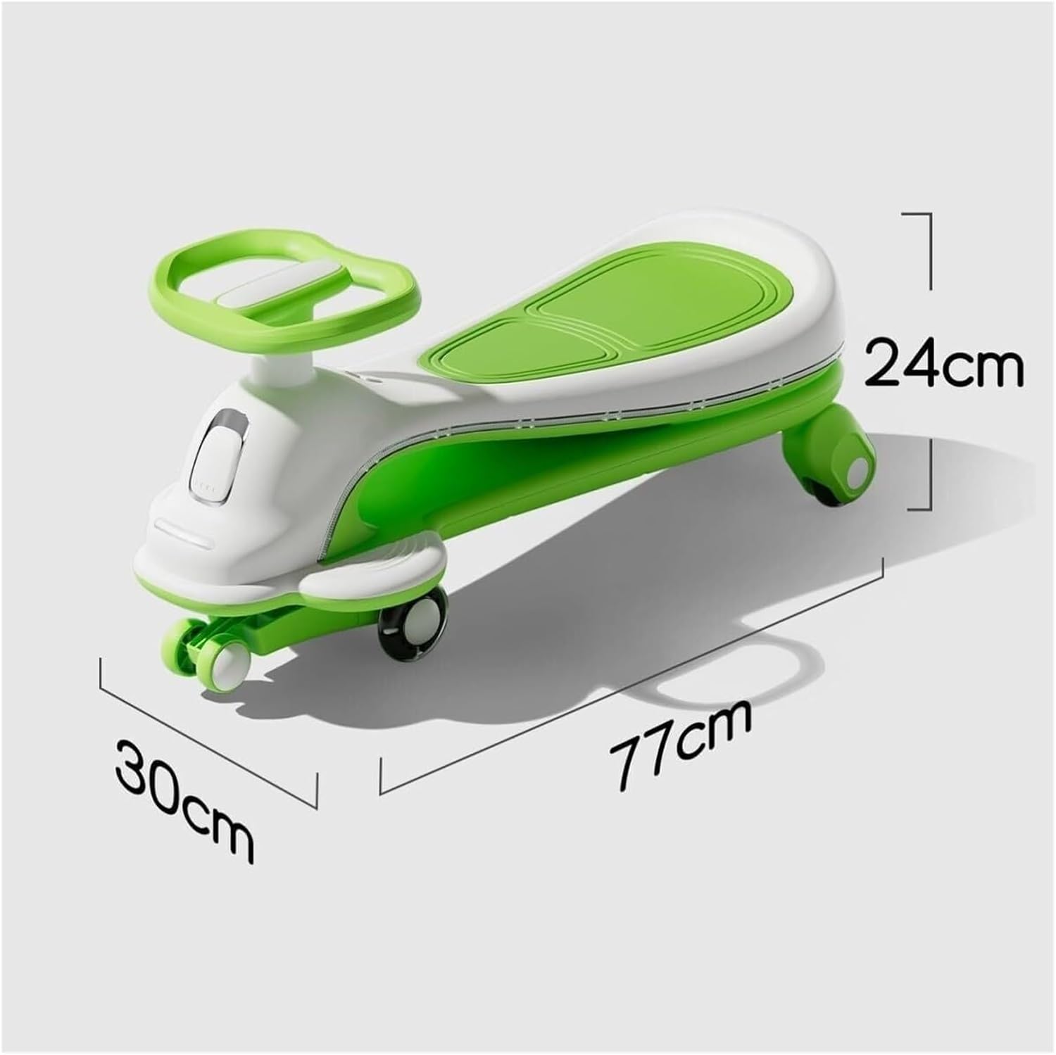 Wiggle Scooter Swing Car Wiggle Car with Pedal Ride On Toy Anti-Rollover Silent Wheel, for Boy and Girl Ages 3 and Up