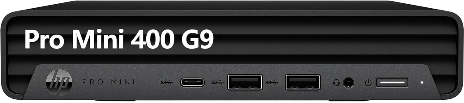 HP Pro Mini 400 G9 Business Mini Desktop Computer, 12th Gen Intel Hexa-Core i5-12500T (Beat i7-11700T), 16GB DDR4 RAM, 512GB PCIe SSD, WiFi 6, Bluetooth 5.2, Windows 11 Pro, AZ-XUT
