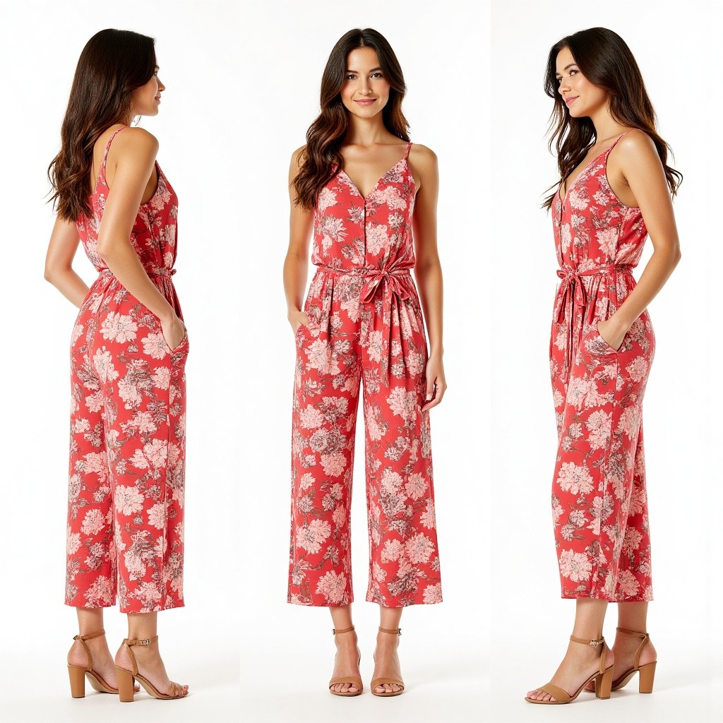 The Poppy Jumpsuit // Rose