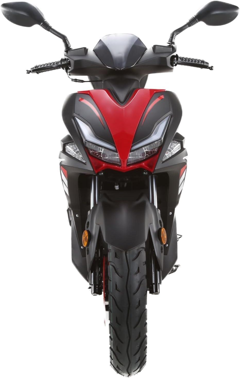 HHH Spider 200 EFI Scooter Clash 200cc EFI Deluxe Gas Powered 200cc Motorcycle Street Scooter Fully Automatic 14 inch Tires (Black Color)