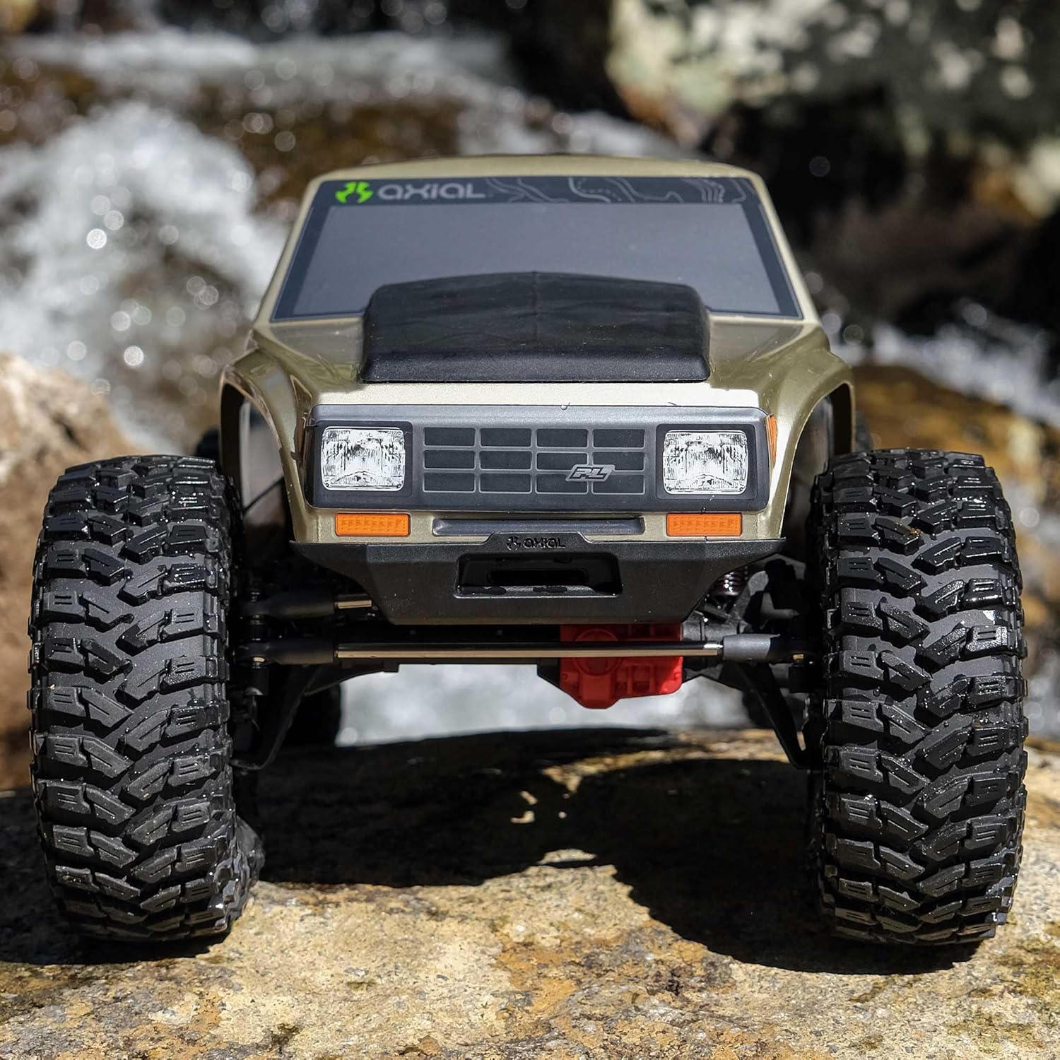 Axial RC Truck SCX10III Coyote: 1/10 4WD RTR with Battery and Charger, Brushed Rock Crawler, Gold, AXI-3071