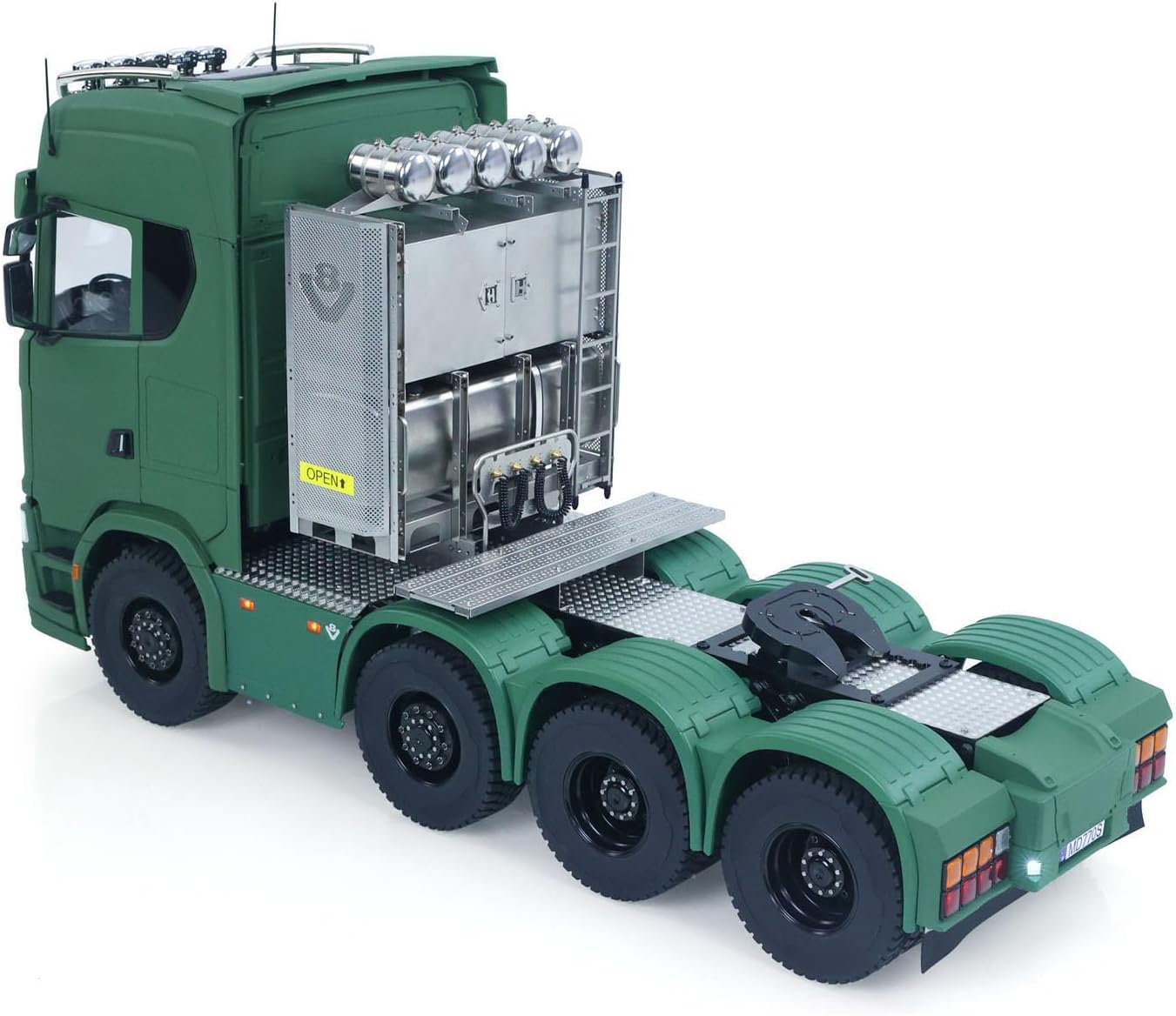 TOUCAN RC HOBBY 1/14 8x8 Metal Chassis Radio Control Tractor Truck 770S RC Lorry Car Model Differential Locks Lights Sounds Flysky ST8 Radioc for Ages 14+