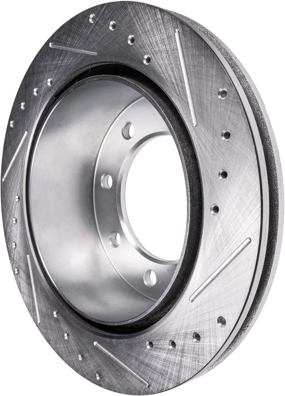 Detroit Axle - Front Brake Rotors for Ford 2013-2025 F-250 F-350 Super Duty 4WD, 2013-2016 F-450 Super Duty, Drilled and Slotted Disc Brake Rotors 2013 2014 2015 Replacement : 14.29