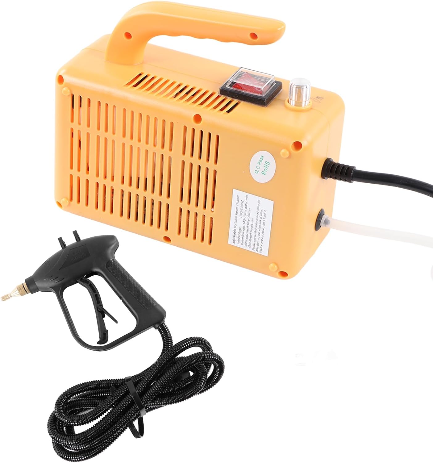 1700W Steam Cleaner High Temperature High Pressure Steam Cleaning Machine for Kitchen Bathroom Car (US Plug 110v)