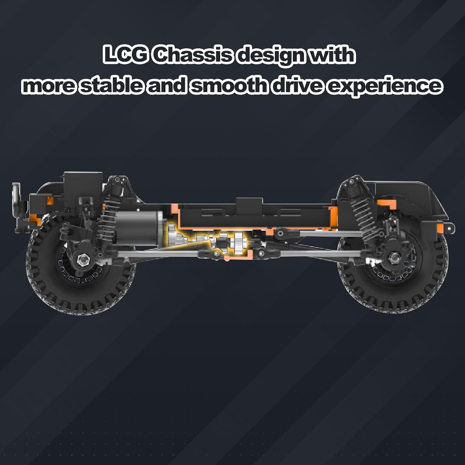 YKHOBBY 1/10 RC Crawler YK41011 4X4 Rock Crawler RTR (Comes with Everything Needed to Run)-Yellow