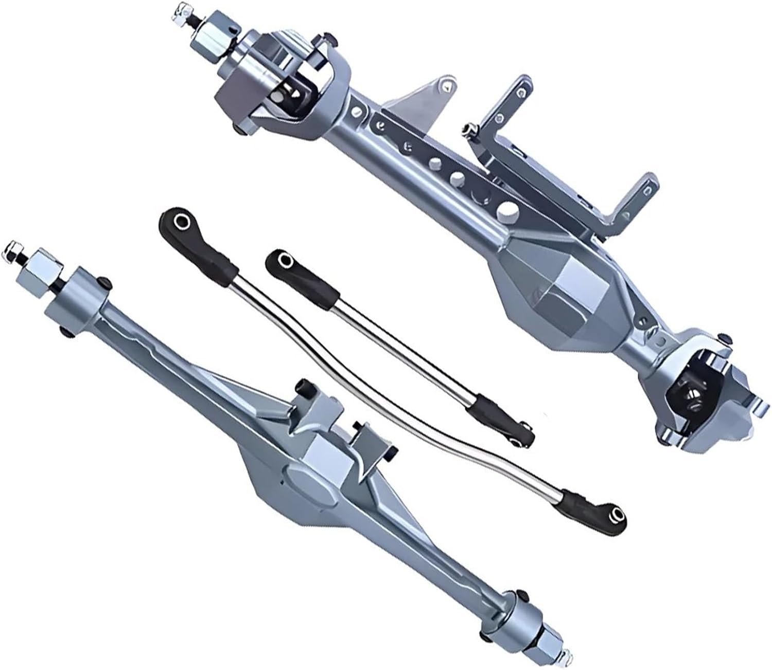 RC Vehicle Axles Compatible with Axial for SCX10 1/10 Crawler RC Upgrade Part Front Rear Axle RC Car Part Protector Rc Front Rear Axle Accessories