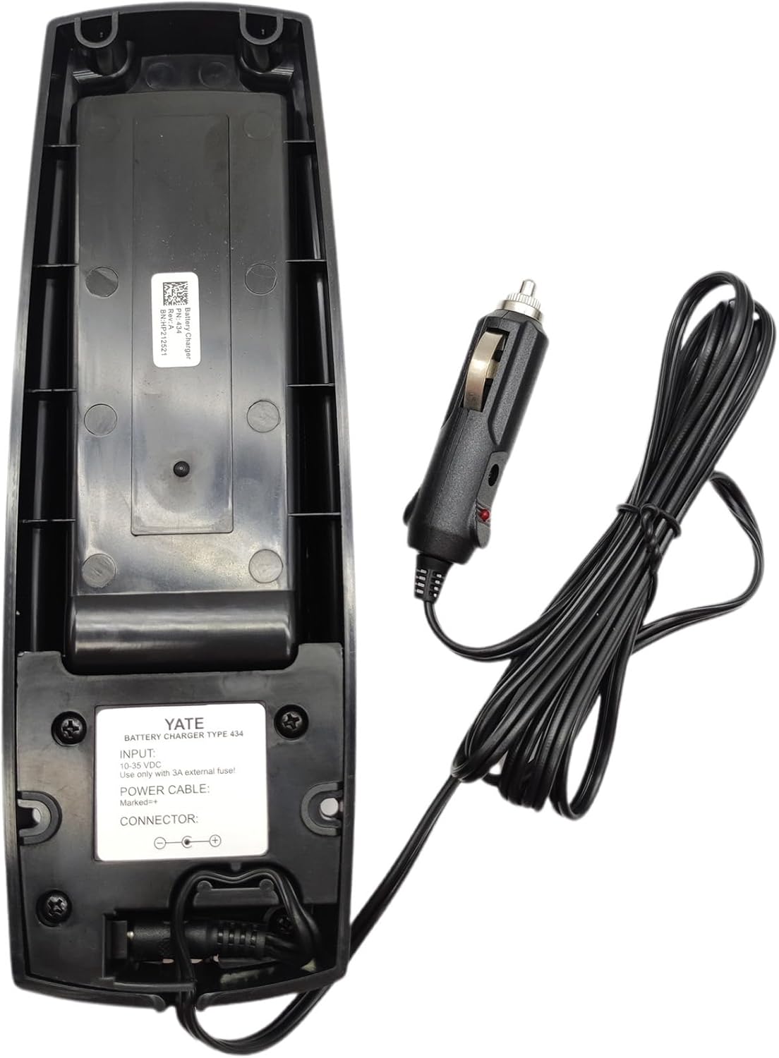 (10 to 35 Volts) Scanreco 434 Battery Charger for 7.2V SCANRECO 592 590 593 960 RC400 Batteries, for Scanreco 592 Battery Charger, 12V/24V DC