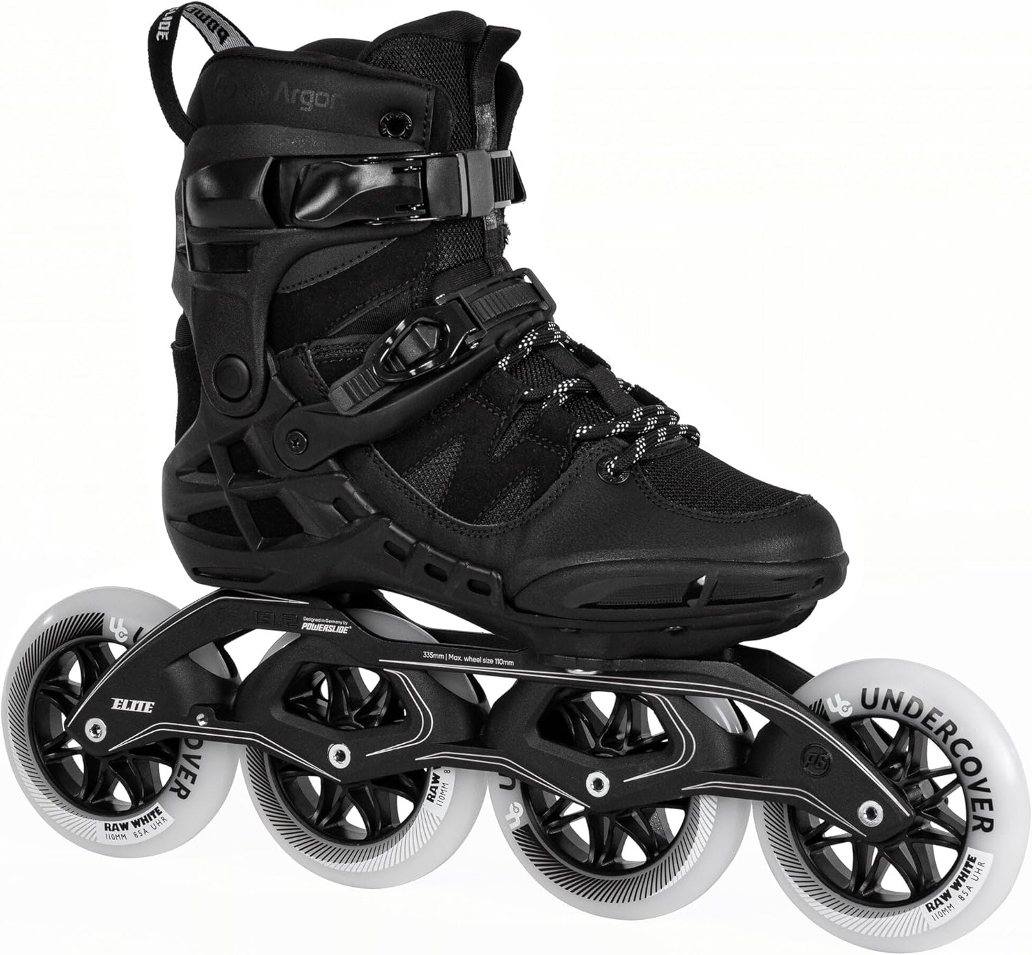 PS Phuzion Argon Road 110 Skates Black Mens 10.5 (44)