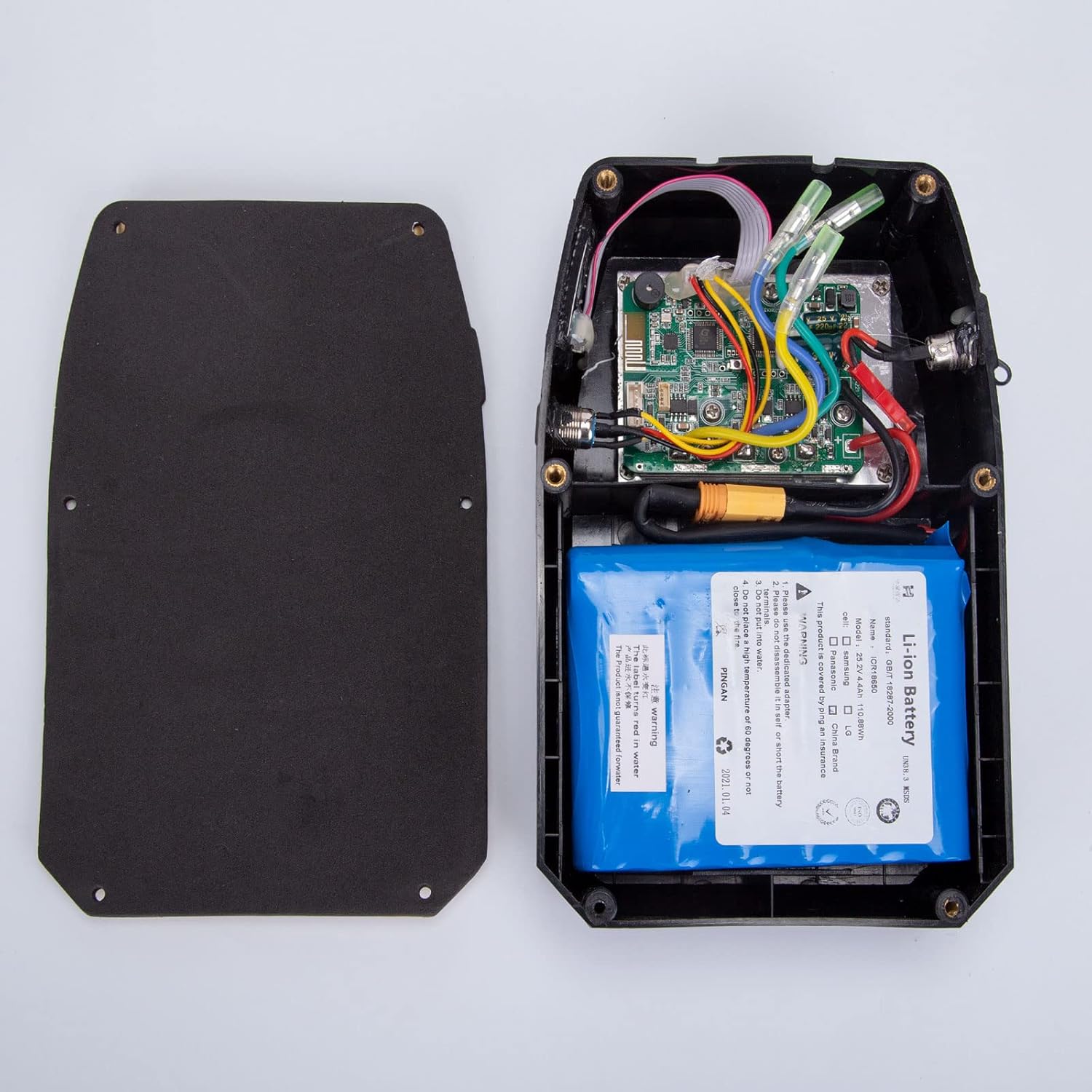 RC Electric Skateboard DIY Modification Full Set, 25KM/H Top Speed 350W Motor 4.4AH Single Drive Electric Longboard with Remote Control, Entry Skateboard for Teens Beginners (No Board)