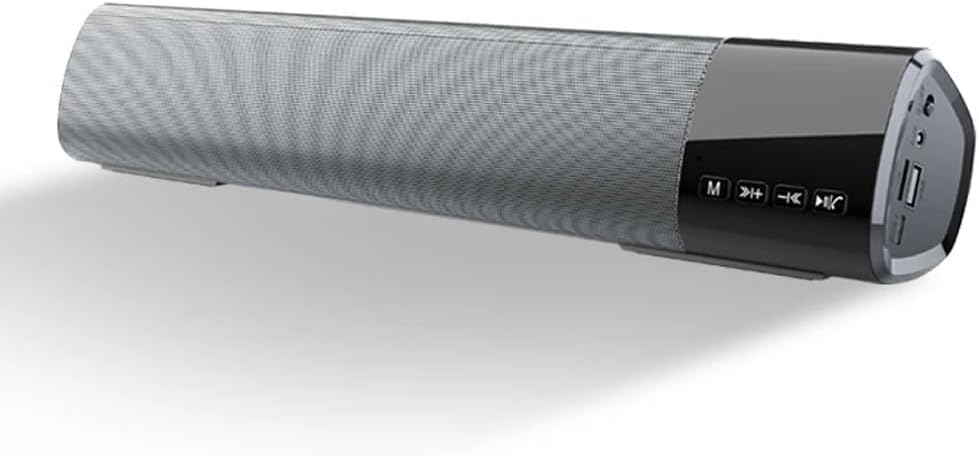 5.0 Speaker Sale Audio Soundbar FM AUX with Mic Compatible for Mobile Phones Computer(D)
