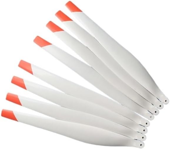 R5413 / R5415 Reinforced White Carbon Composite 54-Inch Folding Propellers (8PCS Set) for T50 T40 T20P Systems, High-Visibility Drone Rotor Components
