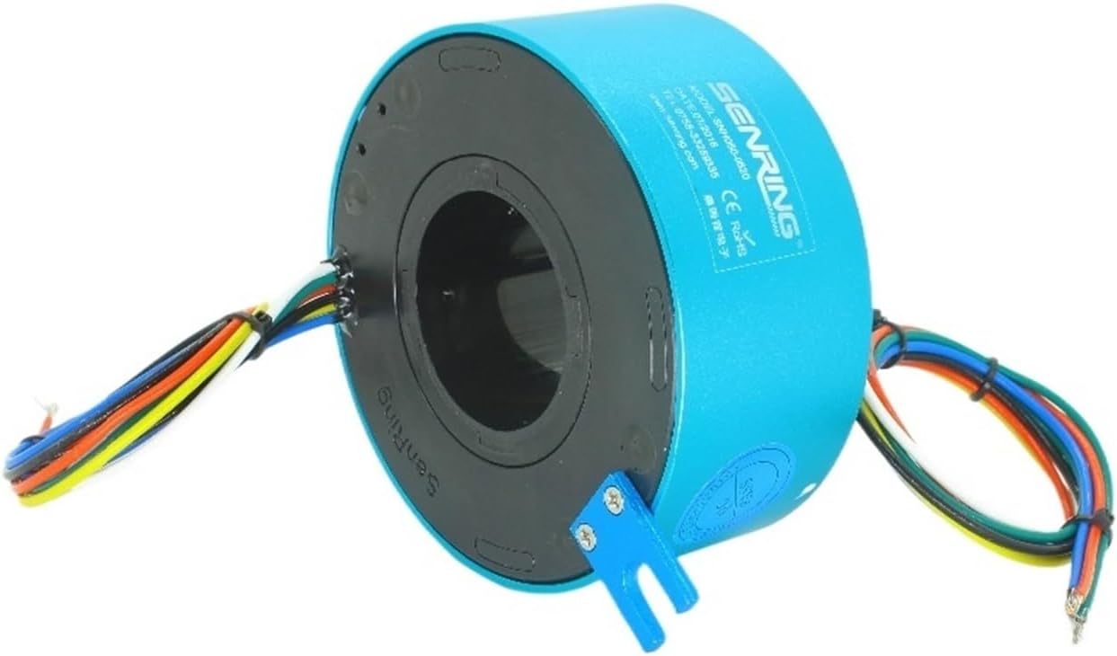 Connector Slip Ring Large Current 20A with 6 Wires of bore Size 50mm Rotary Joint