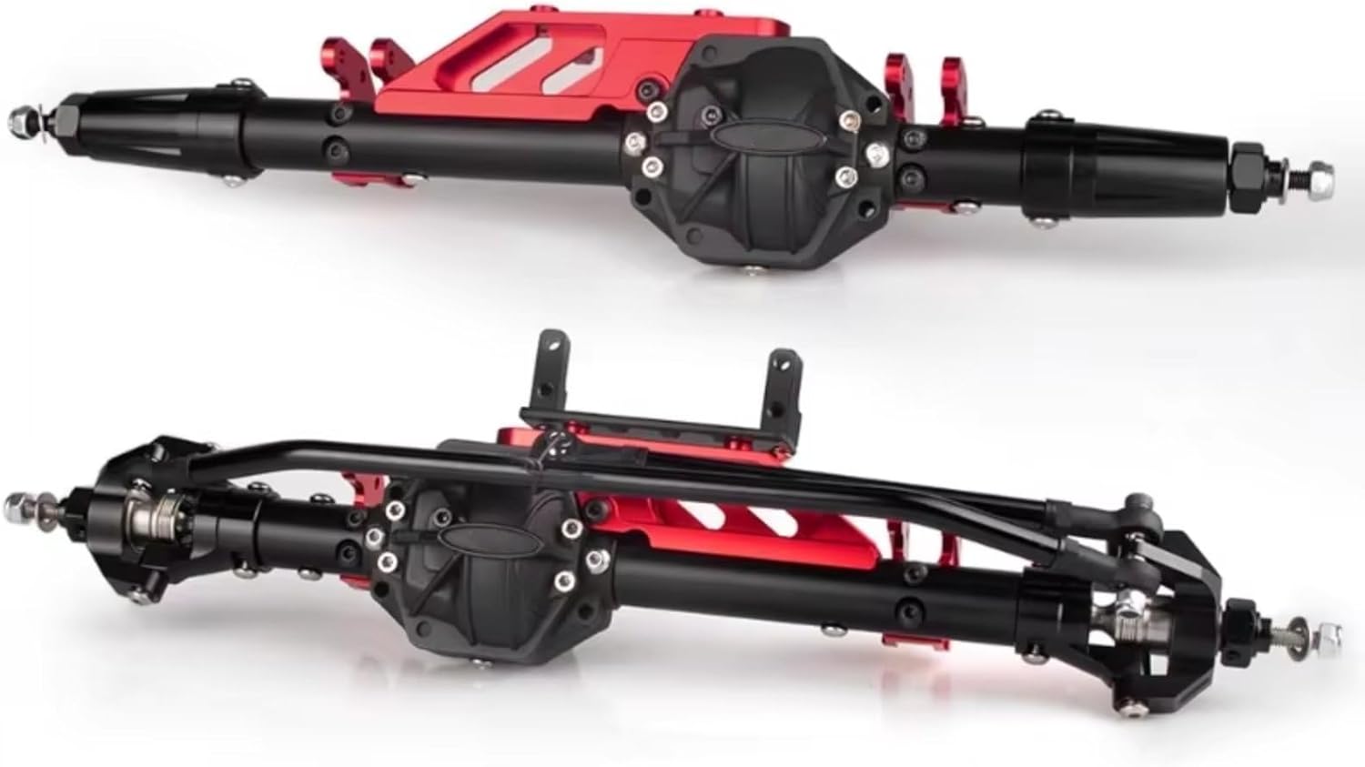 RC Axle Models For Ghost RR10 90053 90018 1/10 Metal Front Rear Axle RC Crawler Car Parts Model Accessory Assemble Reapir Upgrade Replace(1set)