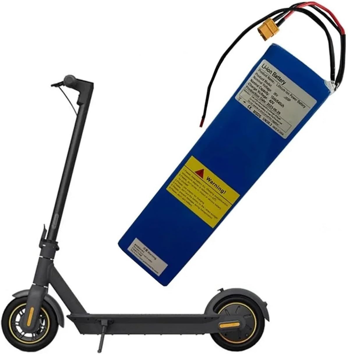 36V 15000mAh 540wh Li-ion Battery Pack, with BMS Board, Tested Rechargeable，Compatible for Segway Ninebot MAX G30 Electric Scooter Special Battery(36V-15AH Battery 1pcs)