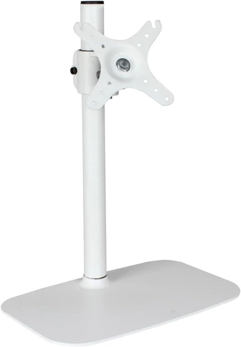 14-32 Inch Height Adjustable Metal Base Support Monitor Desk Stand Single Screen Computer Mounting Bracket White DZ20(14-32 inch DZ28W)