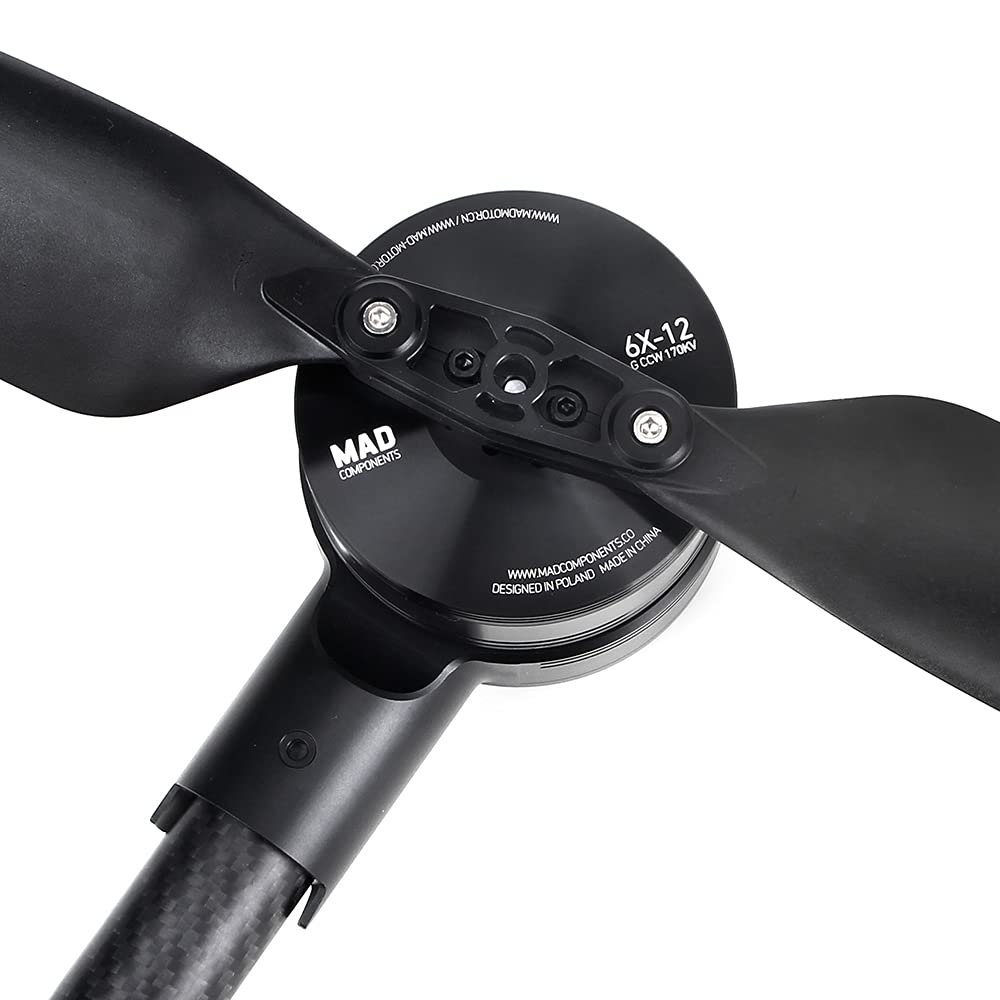 6X12 G-CCW 170kv/2270 Drone arm Sets MAD COMPONENTS Integrated Propulsion Combo for Turned Power System FOC(Field Oriented Control) multirotor Quadcopter Drone RC Hobby rig