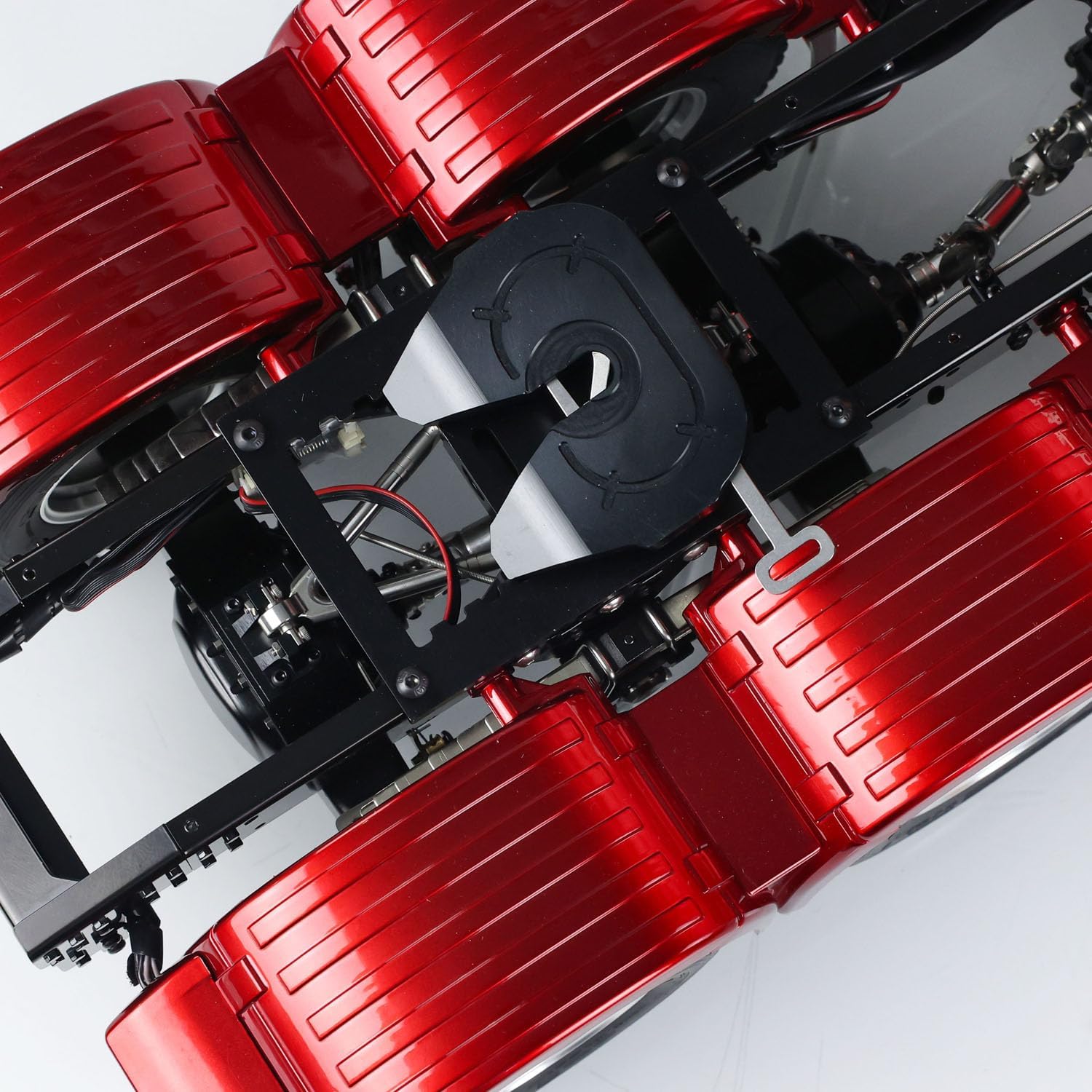 TOUCAN RC HOBBY 6x6 RC Tractor Truck 1/14 Remote Control Car Model CNC Differential Lock Axles